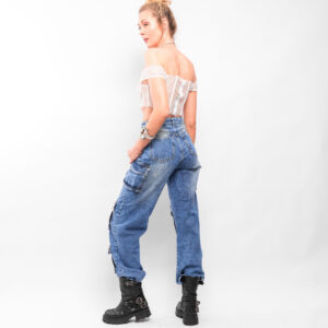 BLUE CARGO JEANS