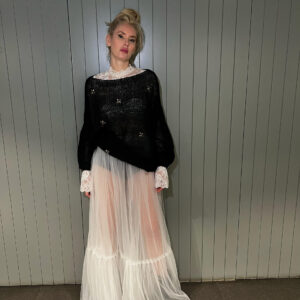 WHITE LOVELY SKIRT