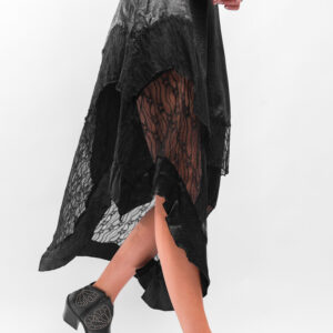 LONG SHEER SKIRT